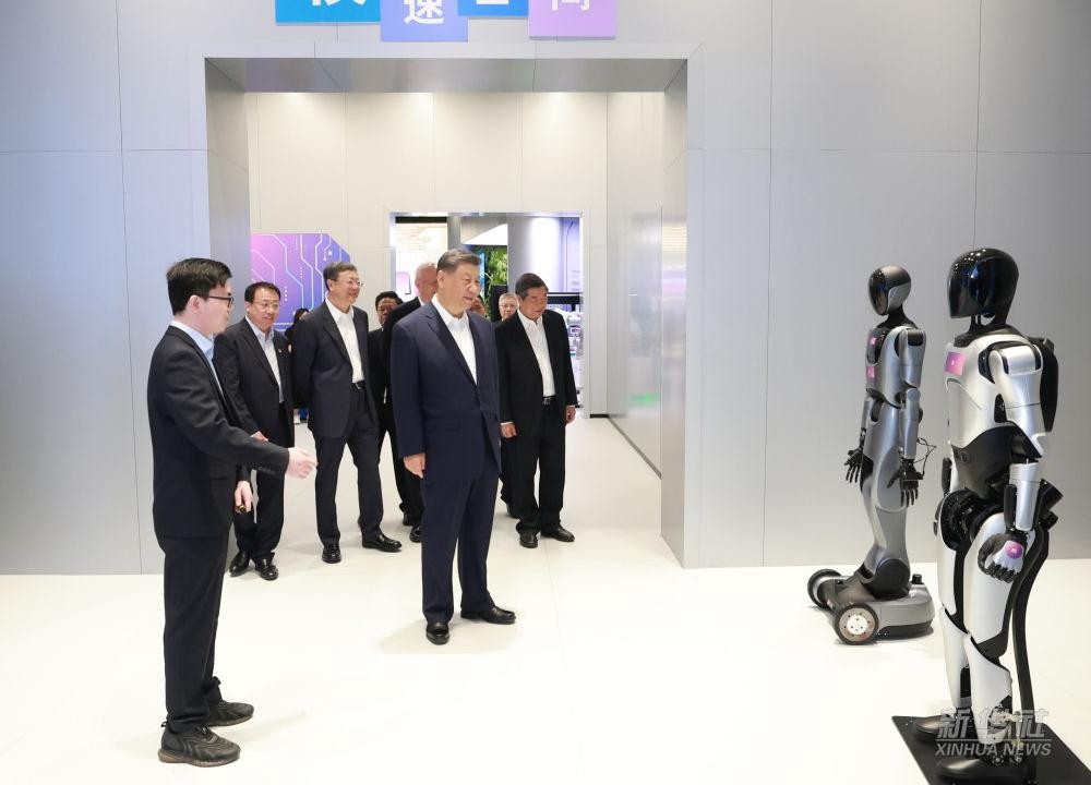 习近平总书记到上海调研，哈哈体育代表具身智能行业汇报进展